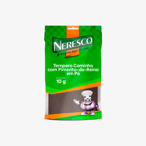 Cominho com pimenta do reino em pó 10g
