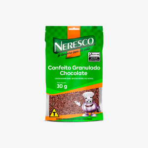 Confeito granulado chocolate 30g