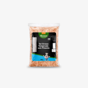 Sal grosso temperado sem pimenta 500g saco