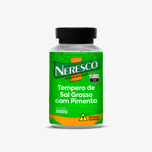 Sal grosso com pimenta 500g