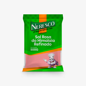 Sal rosa do himalaia refinado 500g saco